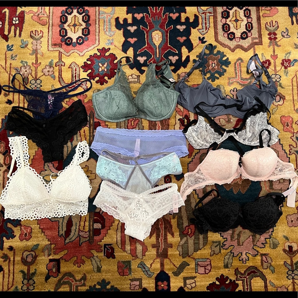 Large lot of new with tag, new without and gently used Victoria secret and pink